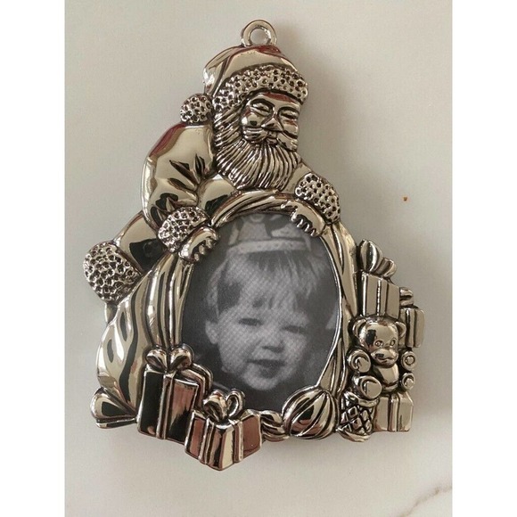 GORHAM - 2 boxes of Christmas picture silver frame ornaments - Picture 4 of 6